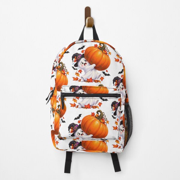 Item preview, Funny Halloween Ghost – Too Big Pumpkin designed and sold by Clothes With Smiling Animals Walt Gral.