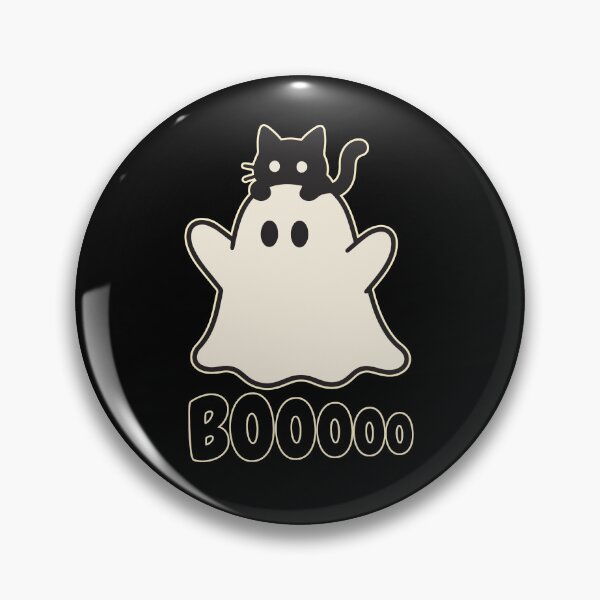 Item preview, Ghost and black cat designed and sold by HiPatti.