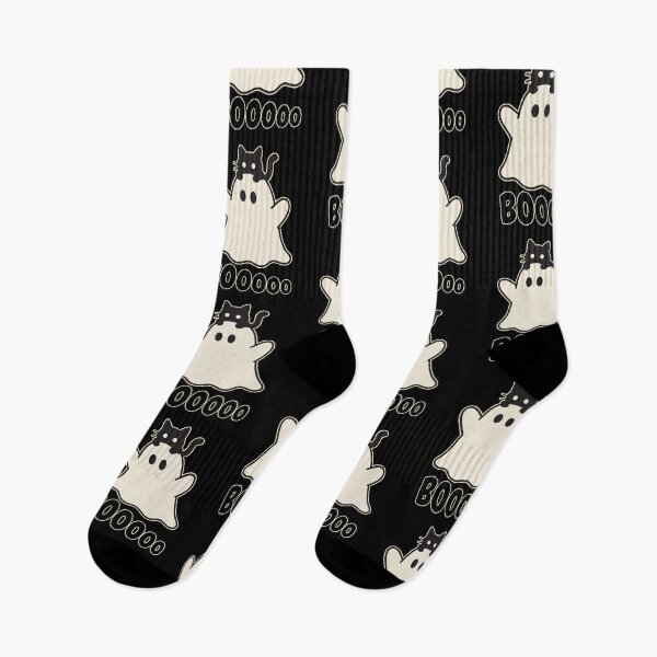 Item preview, Ghost and black cat designed and sold by HiPatti.