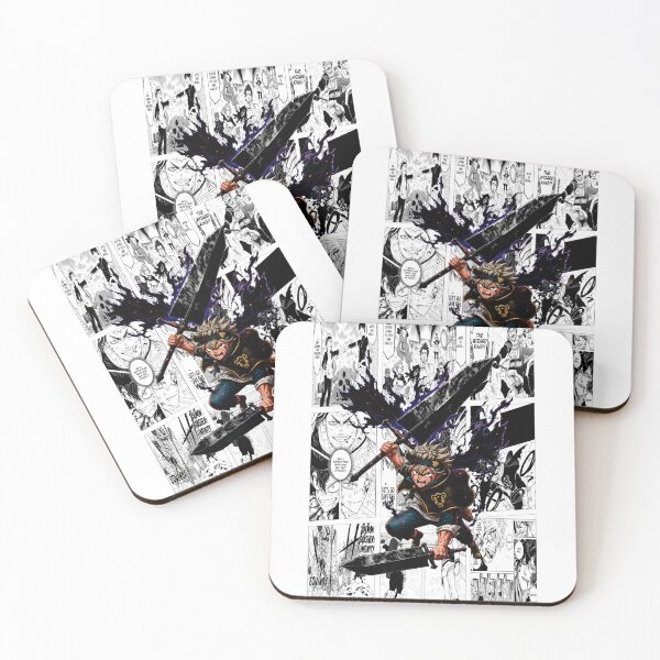 Item preview, Asta Inspired Manga Panel Poster | Black & White Collage designed and sold by marionrien.