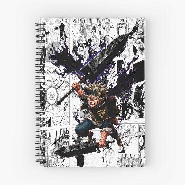 Item preview, Asta Inspired Manga Panel Poster | Black & White Collage designed and sold by marionrien.