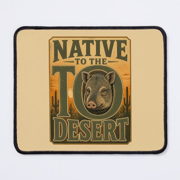 Item preview, Native to the Desert – Vintage Javelina designed and sold by Art-Arcade6.
