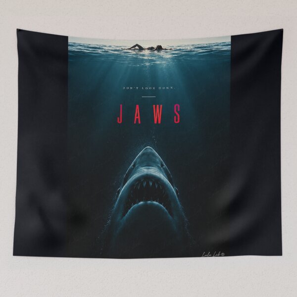 Item preview, 0015 My Jaws | Minimal Movie Poster designed and sold by LuluLeb.