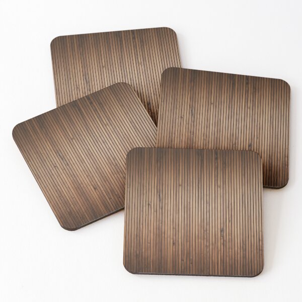 Item preview, Thin Vertical Wood Planks Brown Rustic Cottage Wall HD designed and sold by bard-art.