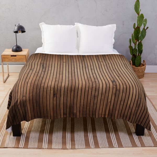 Item preview, Thin Vertical Wood Planks Brown Rustic Cottage Wall HD designed and sold by bard-art.