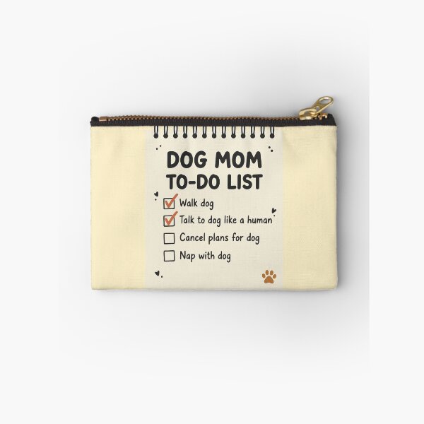 Item preview, Sarcastic Dog Mom Checklist designed and sold by SAPURV.