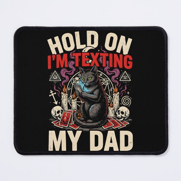 Item preview, Hold On I’m Texting My Dad Dark Occult Humor designed and sold by Redgiant87x.
