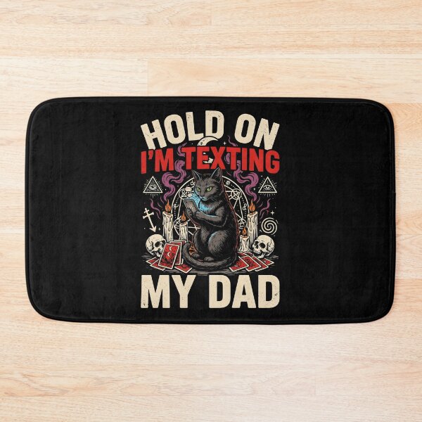 Item preview, Hold On I’m Texting My Dad Dark Occult Humor designed and sold by Redgiant87x.
