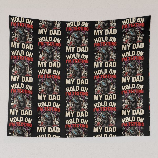 Item preview, Hold On I’m Texting My Dad Dark Occult Humor designed and sold by Redgiant87x.