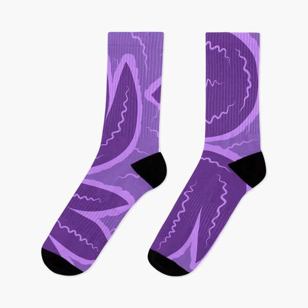 Item preview, Neon Purple Retro Flowers Pattern designed and sold by ZorianArt.
