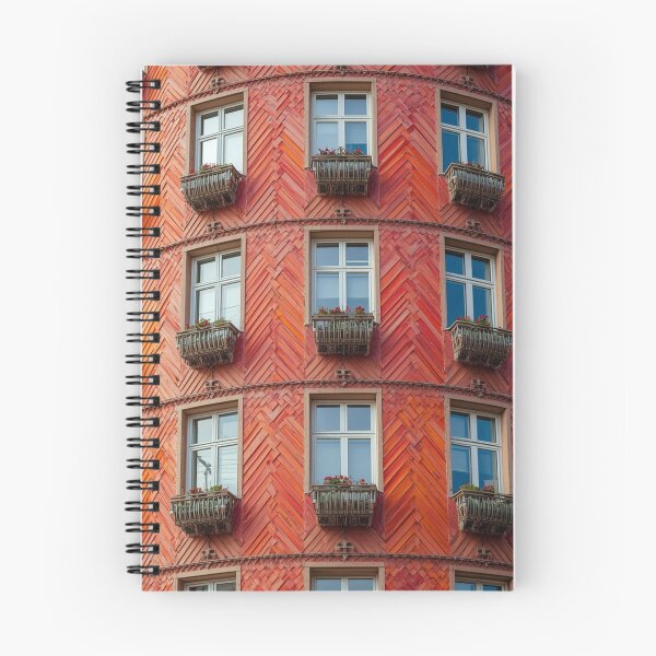 Item preview, Recurring balconies with their flowers on a facade designed and sold by Sigtrix.
