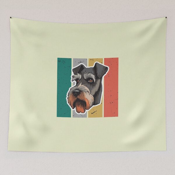Item preview, Mittelschnauzer Portrait designed and sold by FanFest.
