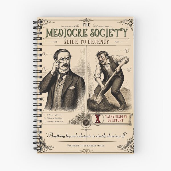 Item preview, The Mediocre Society Guide to Decency designed and sold by The Mediocre Society.