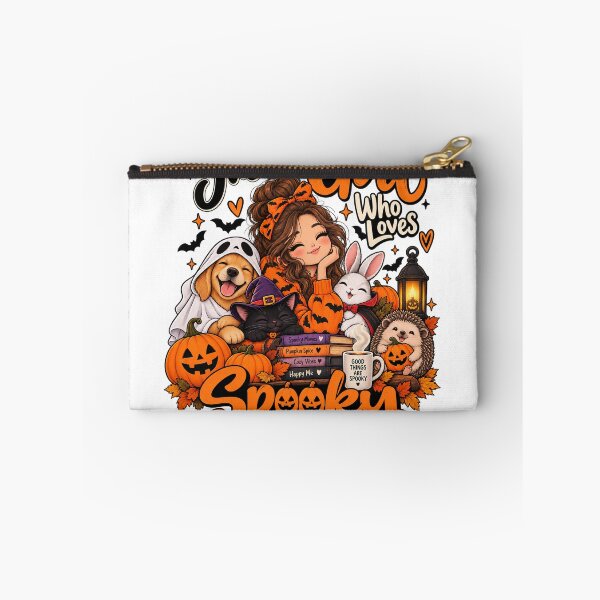 Item preview, Just a Girl Who Loves Spooky Season – Cute Halloween Friends designed and sold by Zaveroa.