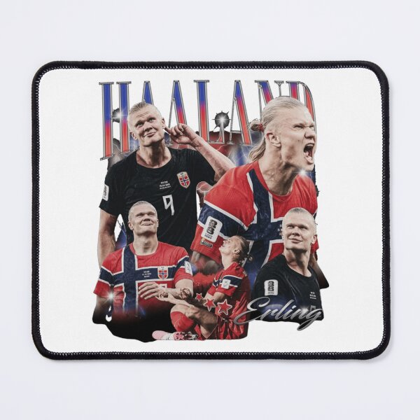 Item preview, Erling Haaland Norway Action Collage Design designed and sold by Joymurysoa.
