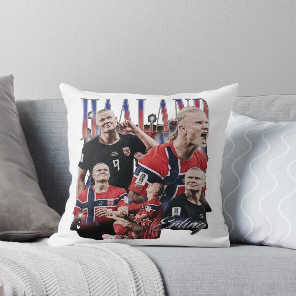 Item preview, Erling Haaland Norway Action Collage Design designed and sold by Joymurysoa.