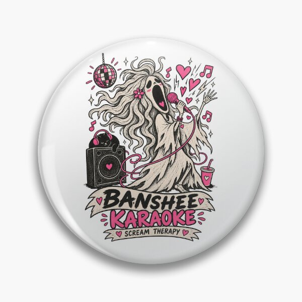 Item preview, Funny Banshee Karaoke Scream Therapy designed and sold by tollaru.