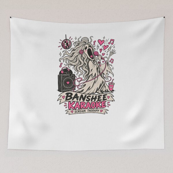 Item preview, Funny Banshee Karaoke Scream Therapy designed and sold by tollaru.