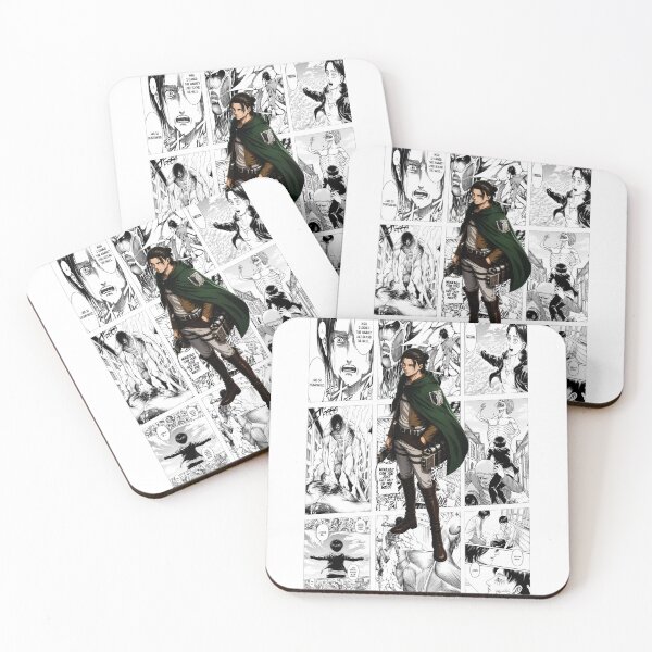 Item preview, Eren Inspired Manga Panel Poster | Black & White Collage designed and sold by marionrien.