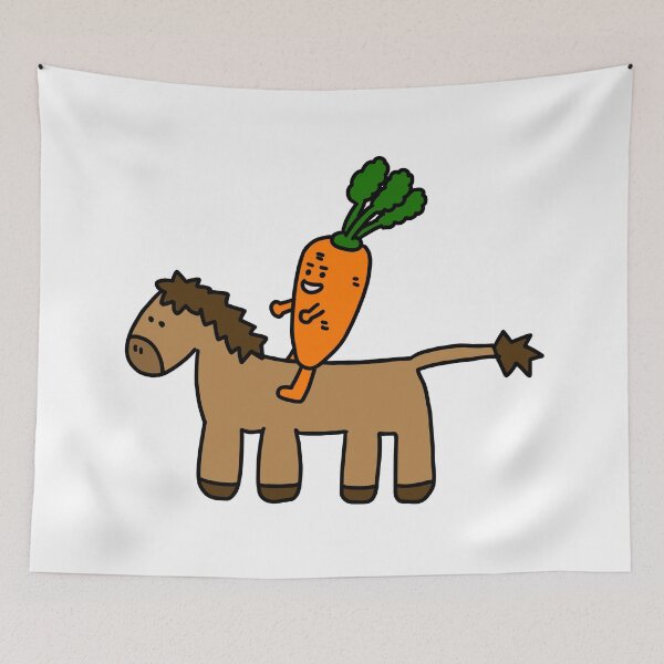 Item preview, Carrot guy on the horse designed and sold by superbaechoo.