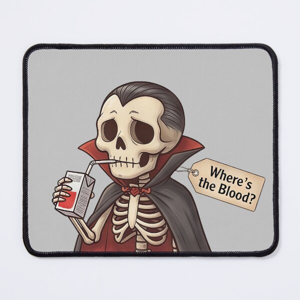 Item preview, Vampire Skeleton Where's The Blood designed and sold by NadinArtStudio.