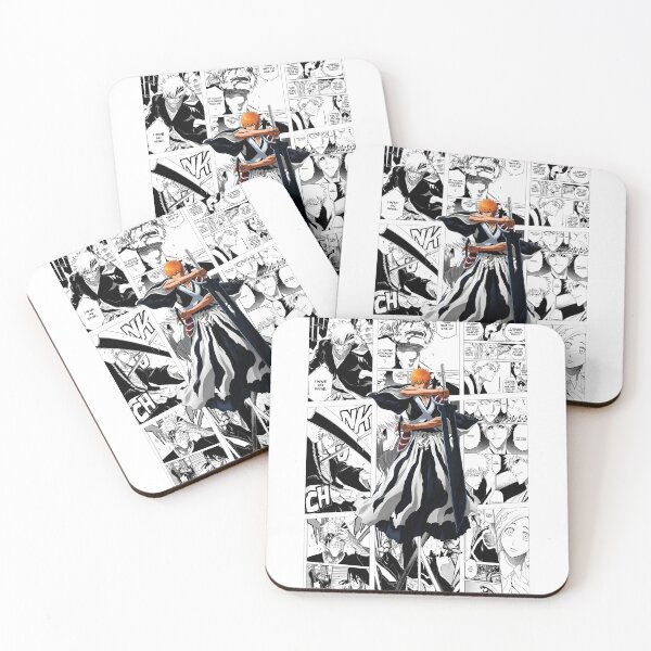 Item preview, Ichigo Inspired Manga Panel Poster | Black & White Collage designed and sold by marionrien.