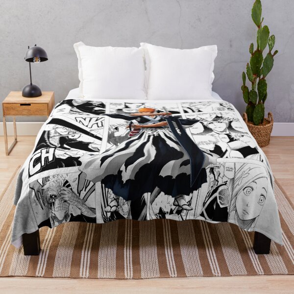 Item preview, Ichigo Inspired Manga Panel Poster | Black & White Collage designed and sold by marionrien.