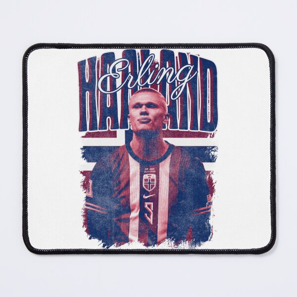 Item preview, Erling Haaland Norway Retro Striker Design designed and sold by Joymurysoa.