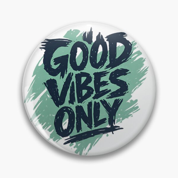 Item preview, Good Vibes Only Brush Stroke Typography Urban Streetwear designed and sold by DesignArtist.ia.