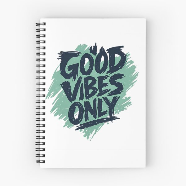 Item preview, Good Vibes Only Brush Stroke Typography Urban Streetwear designed and sold by DesignArtist.ia.