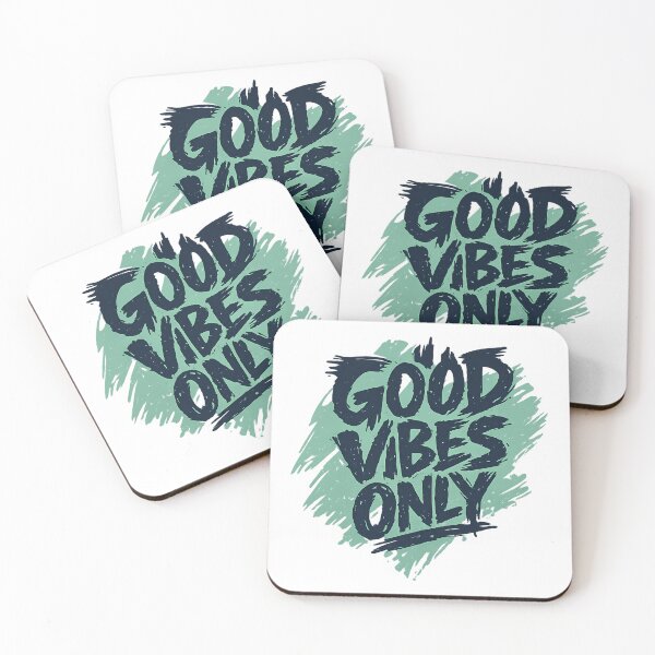 Item preview, Good Vibes Only Brush Stroke Typography Urban Streetwear designed and sold by DesignArtist.ia.