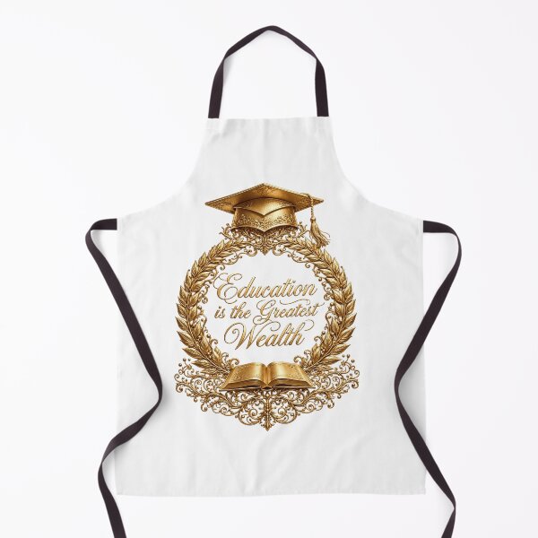 Item preview, Education is the Greatest Wealth - Gold Graduation Luxury Design designed and sold by prithvi chand.