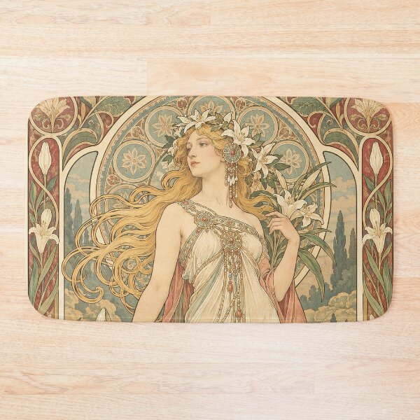 Item preview, Alphonse Mucha Spring 1896 designed and sold by maniacfitness.