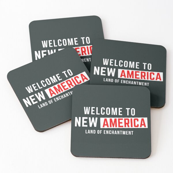Item preview, Welcome To New America designed and sold by ANNINOART ⭐⭐⭐⭐⭐.