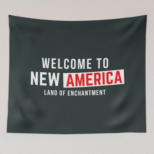 Item preview, Welcome To New America designed and sold by ANNINOART ⭐⭐⭐⭐⭐.
