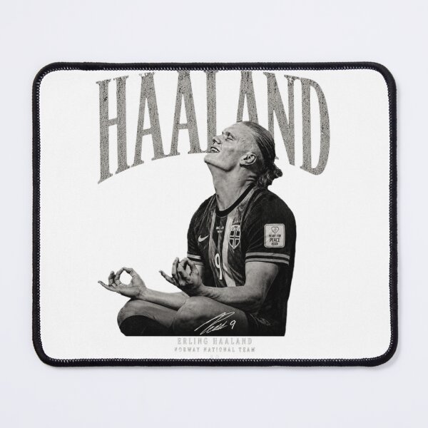 Item preview, Erling Haaland Monochrome Norway Portrait Design designed and sold by Joymurysoa.