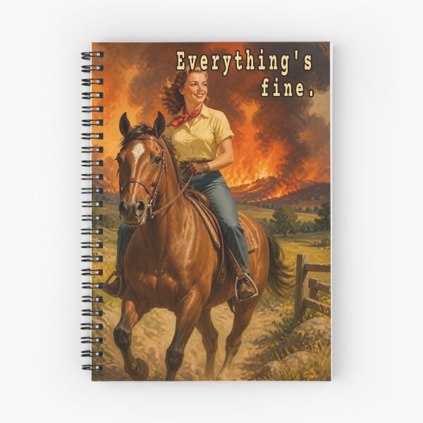 Item preview, Just keep horseback riding, everything's fine. designed and sold by Jason A. Clark.