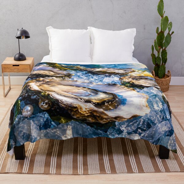 Item preview, Oysters with a fairytale-like, luminous seascape designed and sold by Sigtrix.