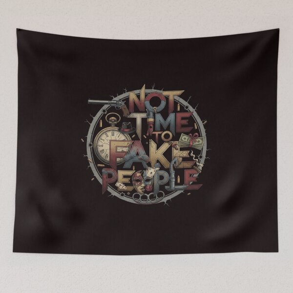 Item preview, NOT TIME POR FAKE PEOPLE designed and sold by SkrabinhoArt.