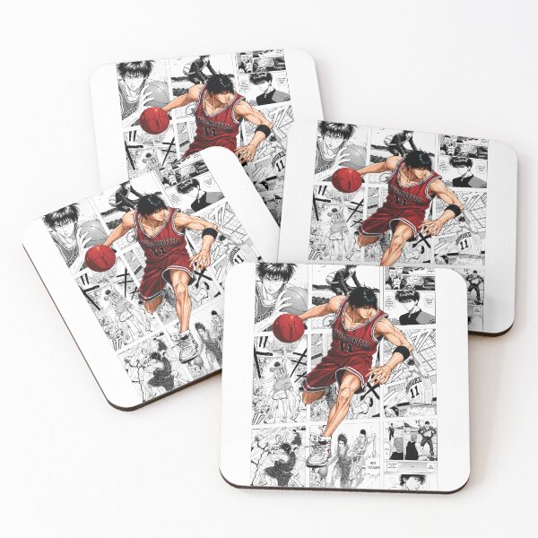 Item preview, Rukawa Inspired Manga Panel Poster | Black & White Collage designed and sold by marionrien.