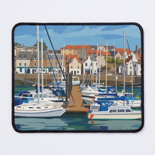 Item preview, Anstruther Harbour Dreamscape - East Neuk, Scotland Coastal Village Art designed and sold by S-and-W-4ever.