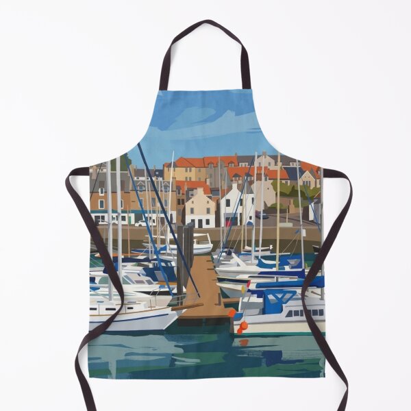 Item preview, Anstruther Harbour Dreamscape - East Neuk, Scotland Coastal Village Art designed and sold by S-and-W-4ever.