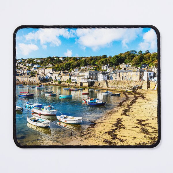 Item preview, Mousehole Harbour on a Bright Coastal Day designed and sold by Paul Thompson Photography.