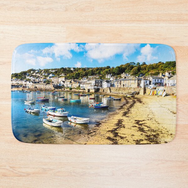 Item preview, Mousehole Harbour on a Bright Coastal Day designed and sold by Paul Thompson Photography.