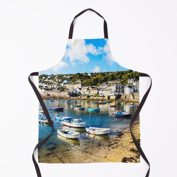 Item preview, Mousehole Harbour on a Bright Coastal Day designed and sold by Paul Thompson Photography.