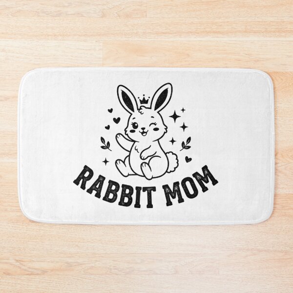 Item preview, Rabbit Mom Funny Cute Bunny Lover Pet Owner Retro Vintage Gift designed and sold by KreatoLab.