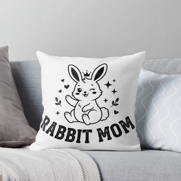 Item preview, Rabbit Mom Funny Cute Bunny Lover Pet Owner Retro Vintage Gift designed and sold by KreatoLab.