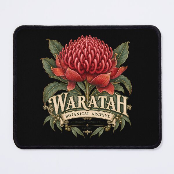 Item preview, Vintage Red Waratah Botanical illustration  designed and sold by Mere & Co.