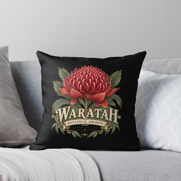 Item preview, Vintage Red Waratah Botanical illustration  designed and sold by Mere & Co.