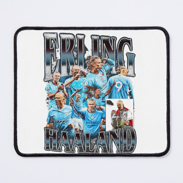 Item preview, Erling Haaland Manchester City Bootleg Collage designed and sold by Joymurysoa.